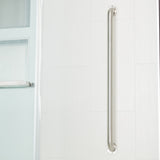 Project Source Exposed Screw 36-in Stainless Steel Wall-Mount ADA-Compliant Grab Bar, 500-lb Capacity