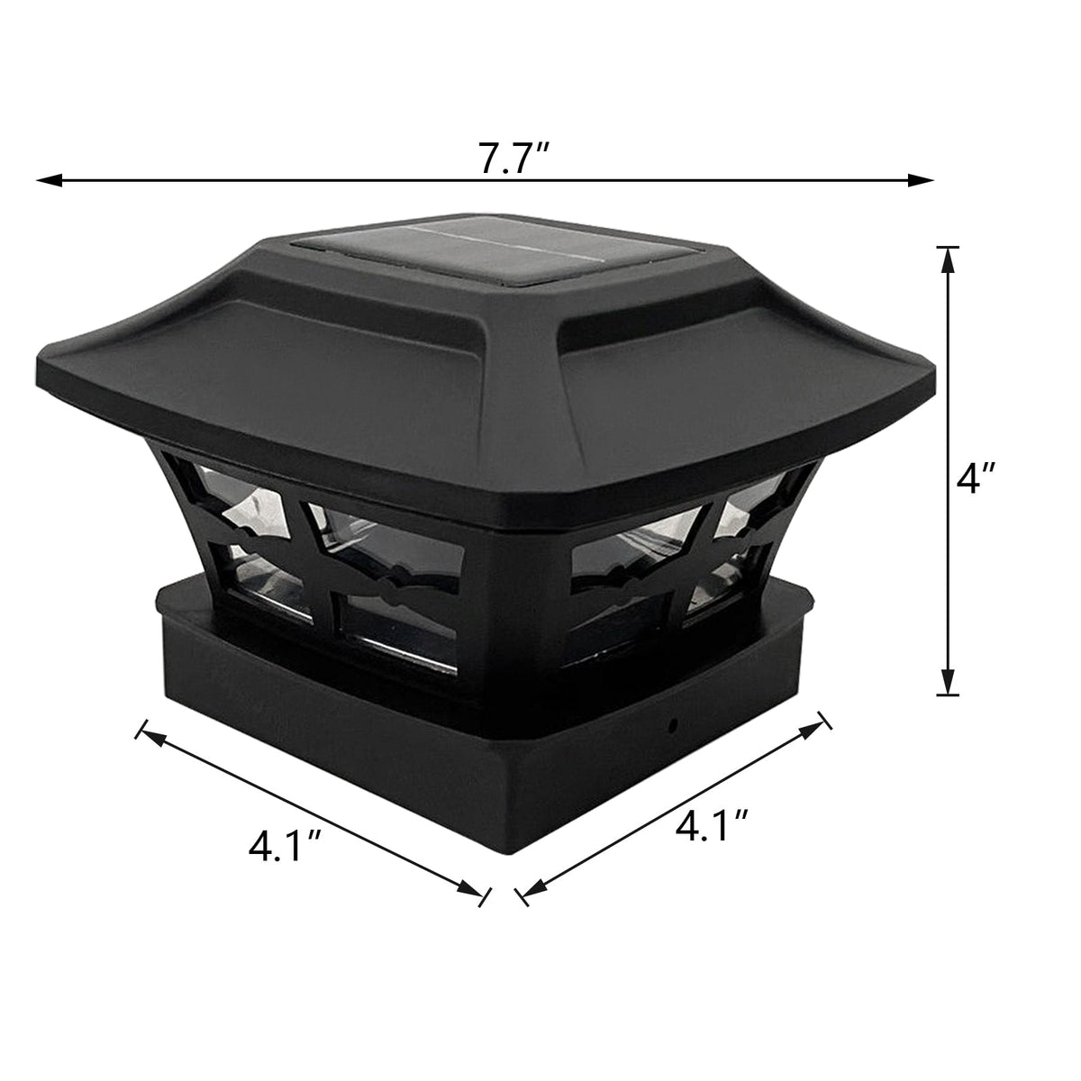 LamQee 10-Lumen 1-Watt Low Voltage Solar Outdoor Deck Light (4000 K)