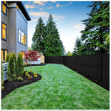 BOEN 6-ft H x 15-ft W Black Polyethelene Chain Link Fence Screen