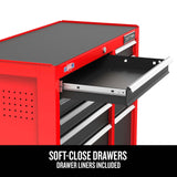 CRAFTSMAN 2000 Series 51.5-in W x 24.7-in H 8-Drawer Steel Tool Chest (Red)