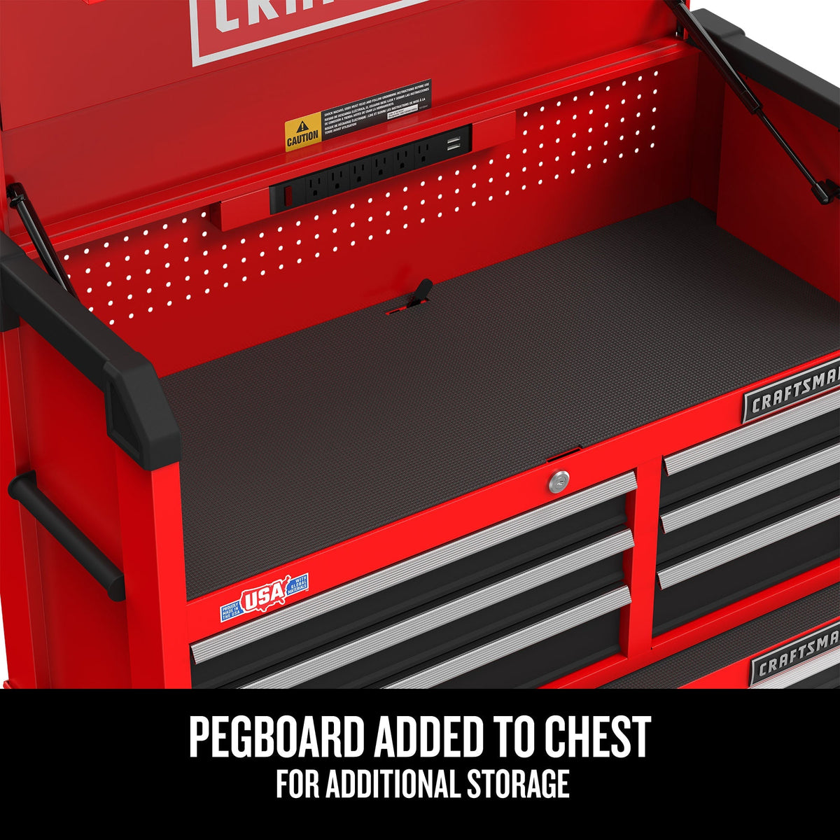 CRAFTSMAN 2000 Series 8-Drawer Steel Tool Chest, Red