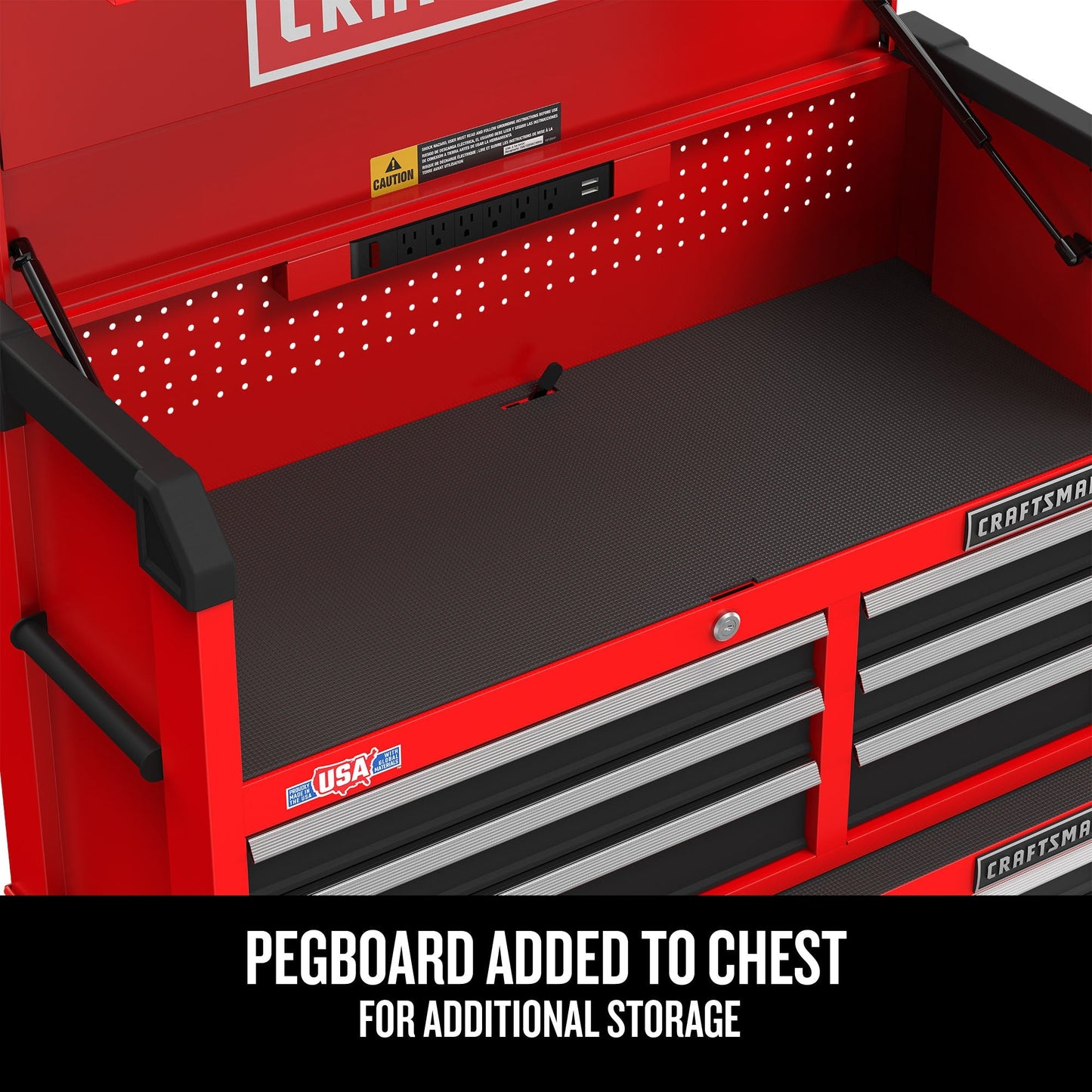 CRAFTSMAN 2000 Series 8-Drawer Steel Tool Chest, Red