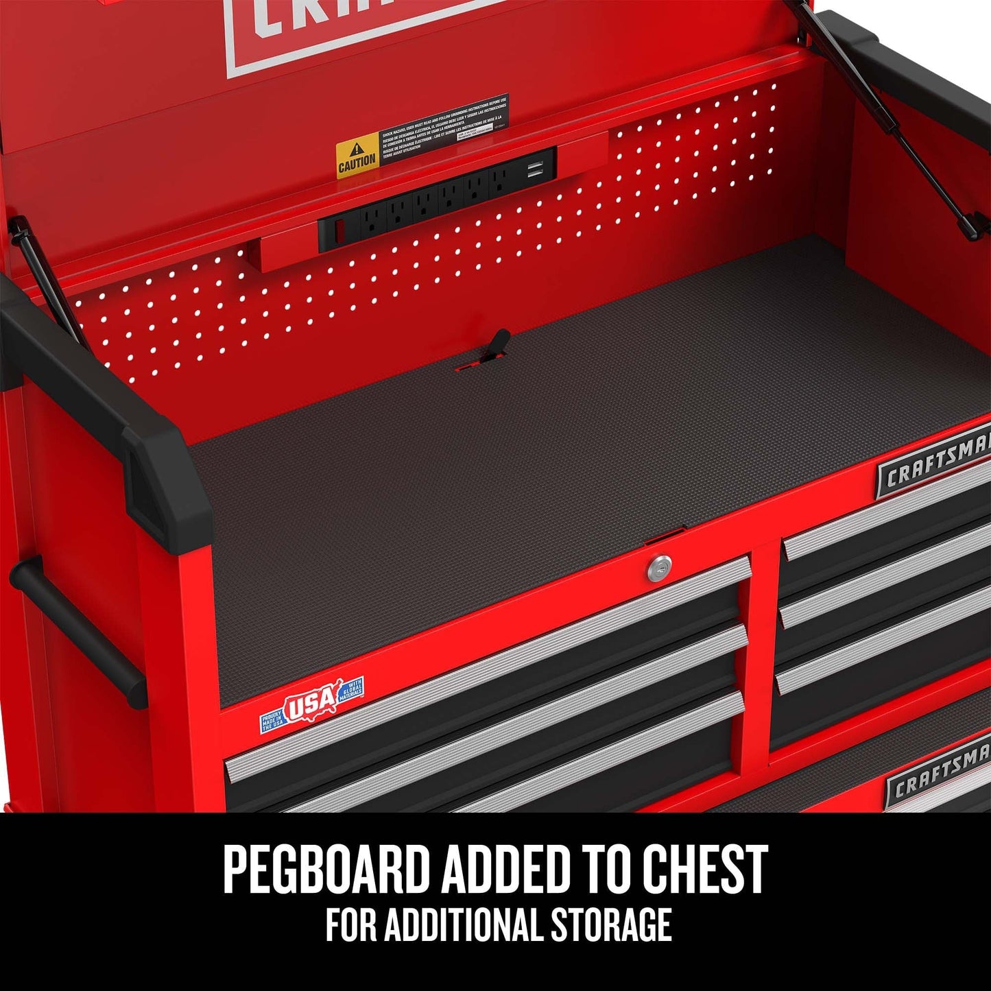CRAFTSMAN 2000 Series 4-Drawer Steel Tool Chest, Red