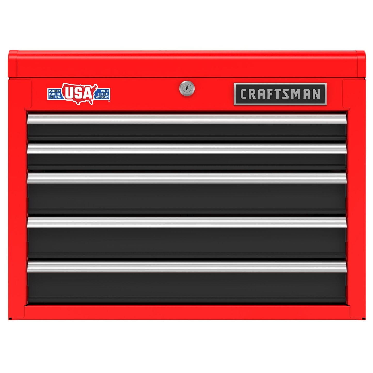 CRAFTSMAN 2000 Series 5-Drawer Steel Tool Chest, Red