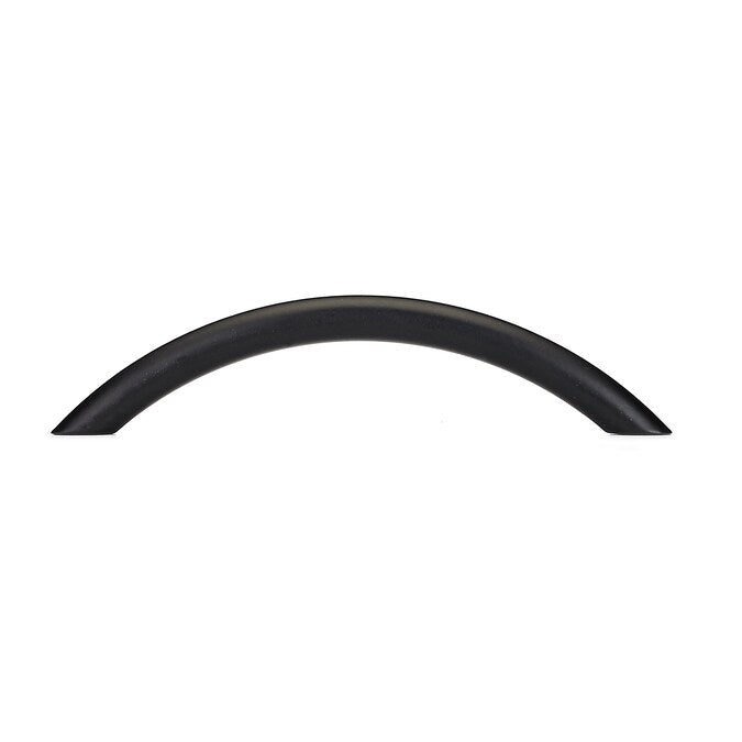 Richelieu Arverne 3-3/4-in (96mm) Center to Center Matte Black Arch Handle Drawer Pull