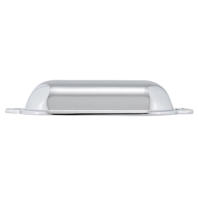 Richelieu 3-1/2-in (89mm) Center to Center Chrome Novelty Cup Drawer Pull
