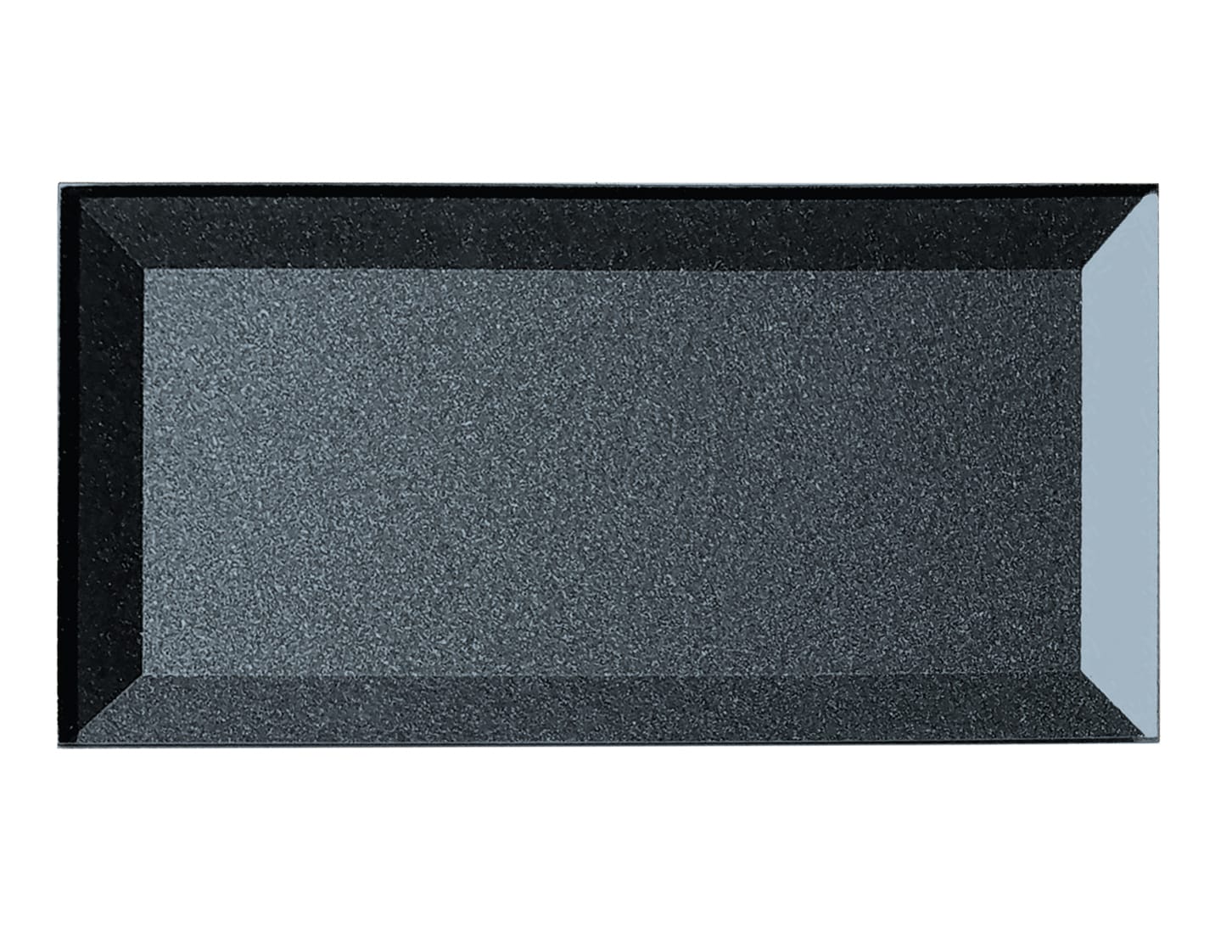 Abolos Secret Dimensions Gunmetal 3-in x 6-in Glossy Glass Subway Peel and stick Wall Tile product image