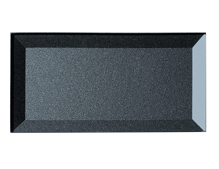 Abolos Secret Dimensions Gunmetal 3-in x 6-in Glossy Glass Subway Peel and stick Wall Tile product image