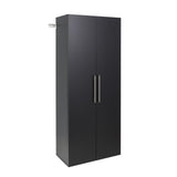 Prepac HangUps 30-in W x 72-in H Wood Composite Black Wall-mount Utility Storage Cabinet