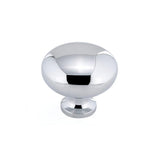 1-1/4 in. (32 mm) Brushed Nickel Contemporary Metal Cabinet Knob - Super Arbor