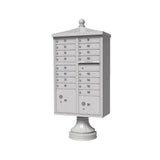 Vital 1570 8 Mailboxes 2 Parcel Lockers 1 Outgoing Pedestal Mount Cluster Box Unit - Super Arbor