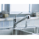 Coralais Single-Handle Pull-Out Sprayer Kitchen Faucet With MasterClean Sprayface In Polished Chrome - Super Arbor