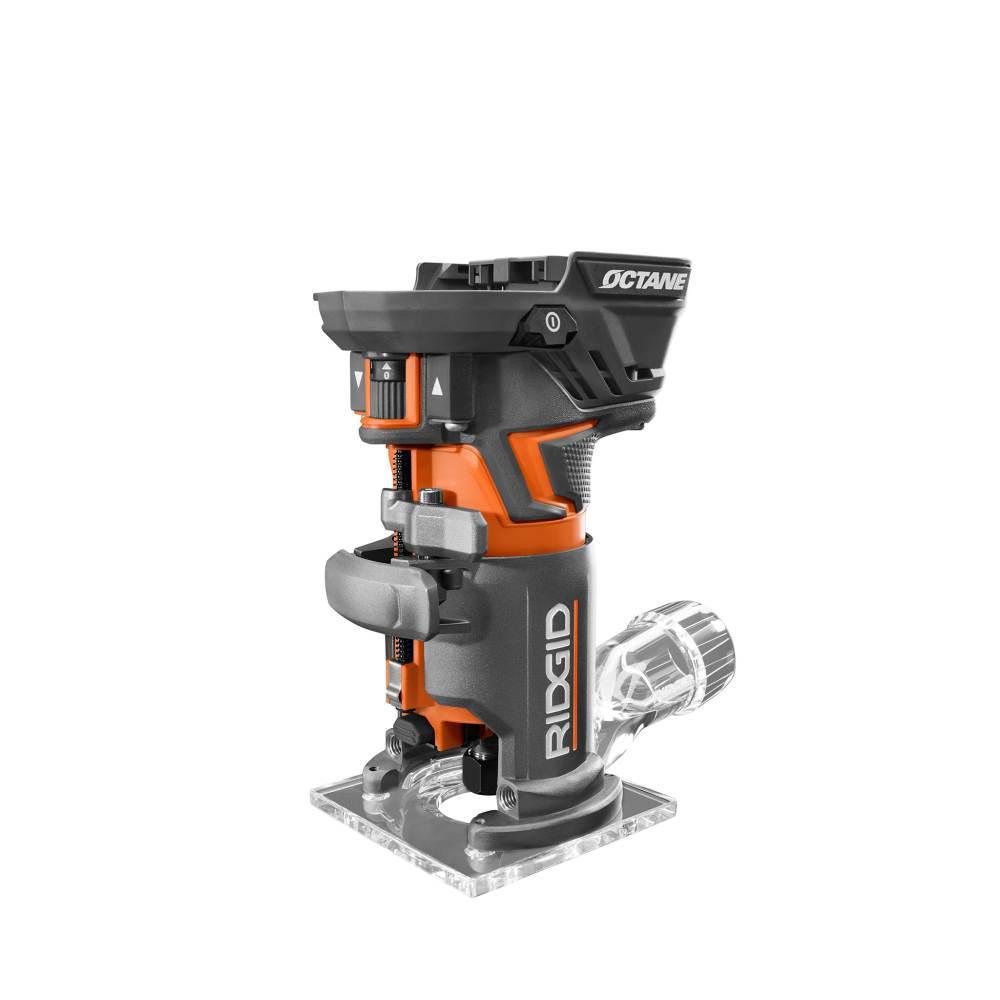 18-Volt OCTANE Fixed Base Router with 1/4 in. Bit with 18-Volt Lithium-Ion 4.0 Ah Battery and Charger Kit - Super Arbor