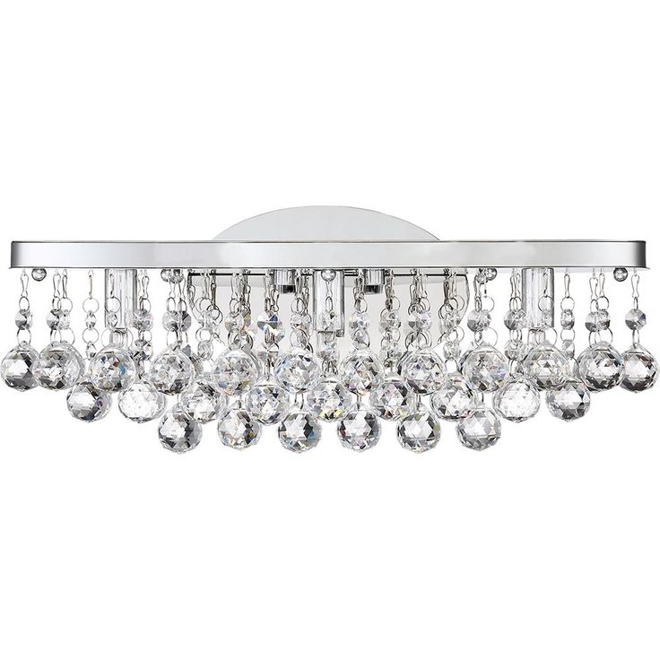 Bordeaux 3-Light Polished Chrome Vanity Light
