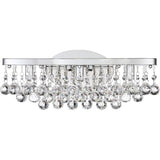 Bordeaux 3-Light Polished Chrome Vanity Light