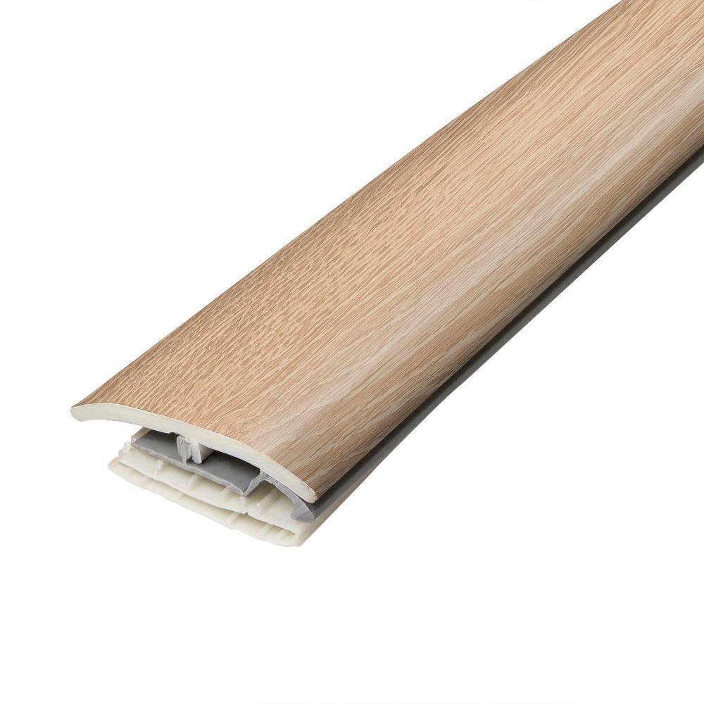 Wicker 0.31 in. T x 2 in. W x 78.7 in. L Vinyl 4 in 1 Molding - Super Arbor