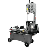 3/4 HP 7 in. x 12 in. Metalworking Horizontal and Vertical Band Saw with Closed Stand, 4-Speed, 115/230-Volt, HVBS-712 - Super Arbor