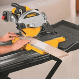 DEWALT 10-in 15-Amp Wet Tabletop Sliding Table Tile Saw