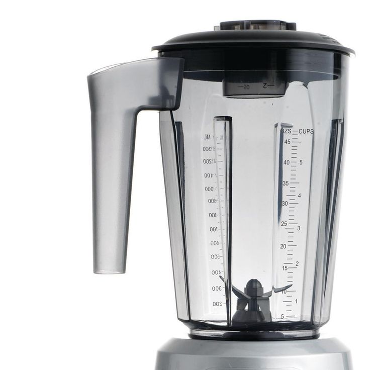 1 HP High/Low 48 oz. 2-Speed Silver Blender