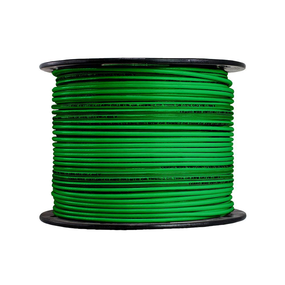 500 ft. 12/1 Green Stranded THHN Wire - Super Arbor