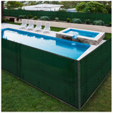 BOEN 6-ft H x 150-ft W Green Polyethelene Chain Link Fence Screen