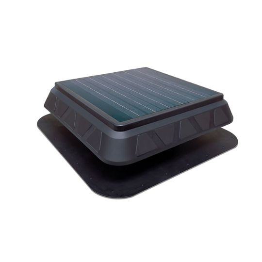 GAF MasterFlow Green Machine High-Power Solar Roof Vent, 750 CFM