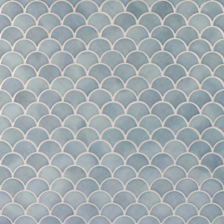 La Jolla Fan Porcelain Mosaic