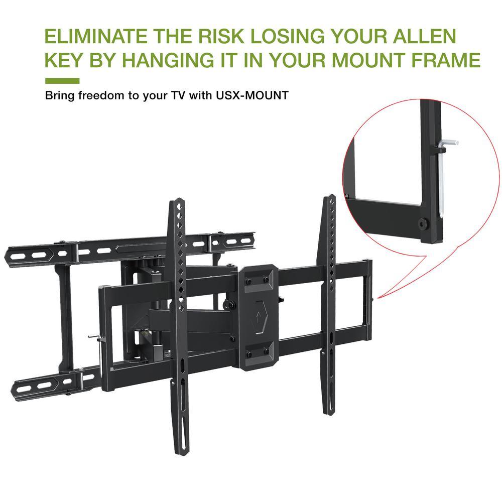 Large Full-Motion TV Wall Mount for 42 in. - 80 in. Flat Panel TV - Super Arbor