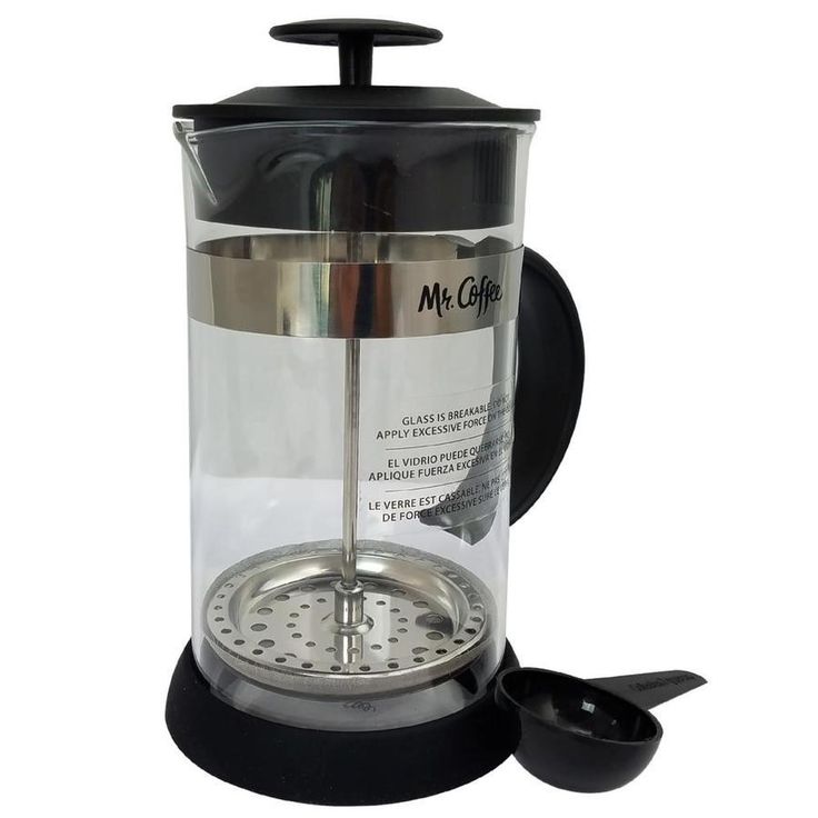 Mr. Coffee 6-Cup Clear Residential French Press