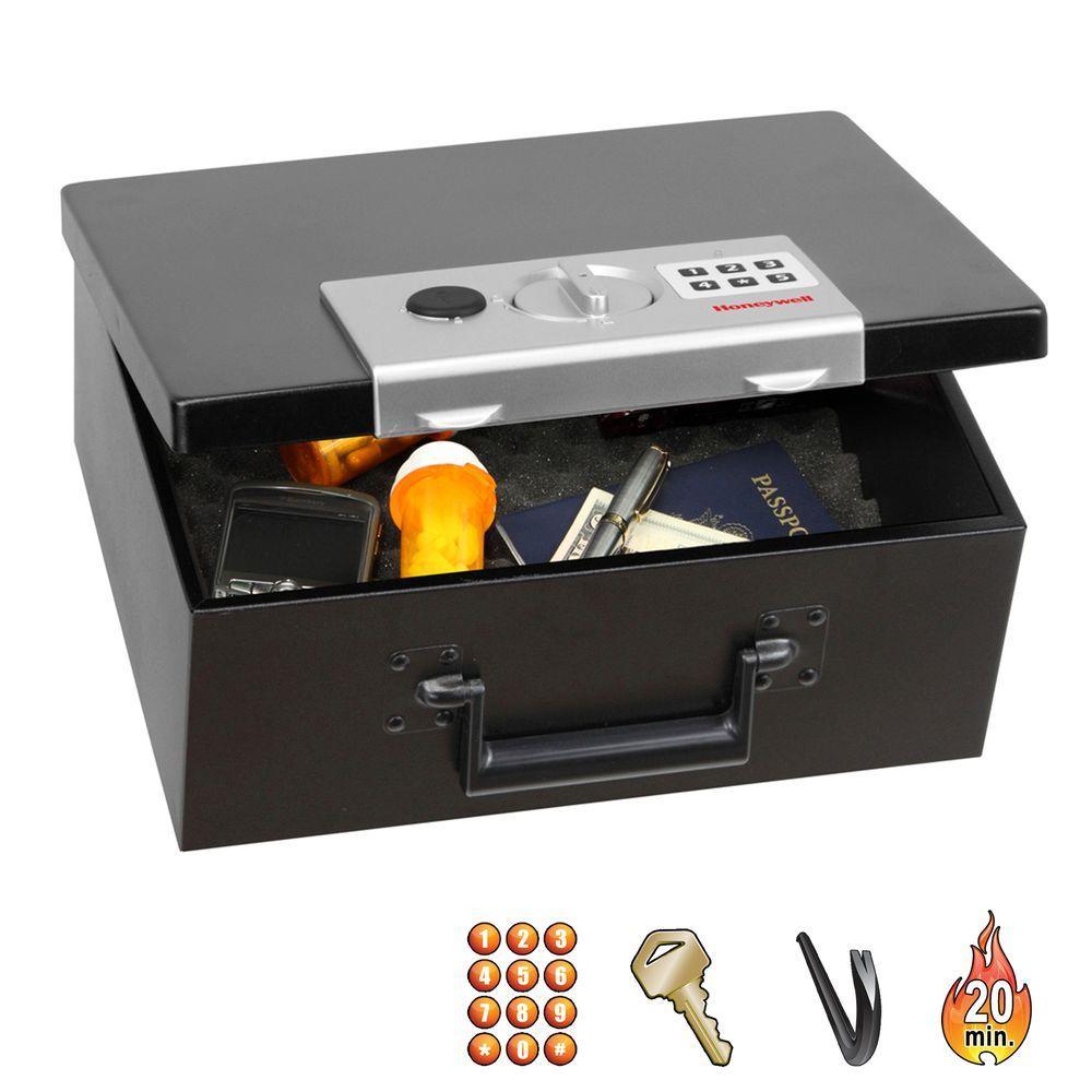 0.27 cu. ft. Steel Security Box with Programmable Digital Lock