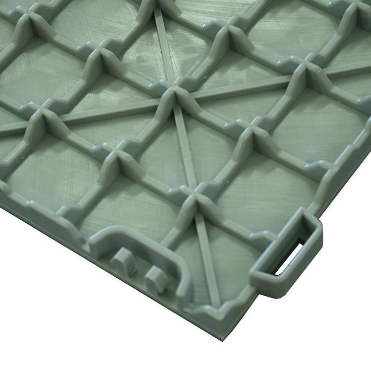 Greatmats StayLock Bump Top Gray 12 in. x 12 in. x 0.56 in. PVC Plastic Interlocking Gym Floor Tile (Case of 26)