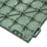 Greatmats StayLock Bump Top Gray 12 in. x 12 in. x 0.56 in. PVC Plastic Interlocking Gym Floor Tile (Case of 26)