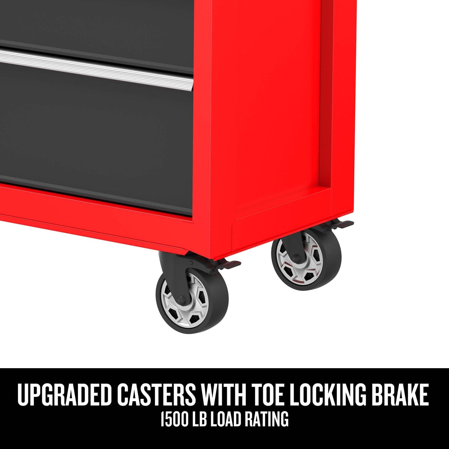 CRAFTSMAN 2000 Series 52-Inch 10-Drawer Steel Rolling Tool Cabinet - Red