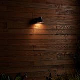 Project Source 2-Pack 4.76-in H Matte Black Dark Sky Integrated LED Outdoor Wall Light