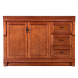 Naples 30 in. W 21.63 in. D Vanity Cabinet Only in Warm Cinnamon with Left Hand Drawers - Super Arbor
