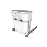 Rev-A-Shelf 20-Quart Plastic Pull-Out Trash Can with Soft-Close Slides