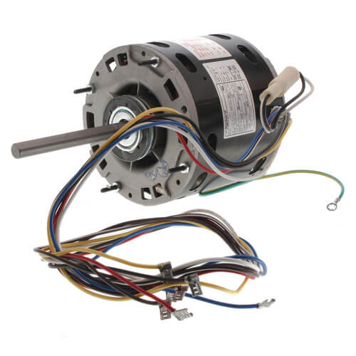 Packard 45460 blower motor - front view (Type: Permanent Split Capacitor; Voltage: 115V)