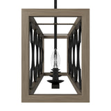 Hunter Gablecrest 4-Light Matte Black Transitional Led Chandelier