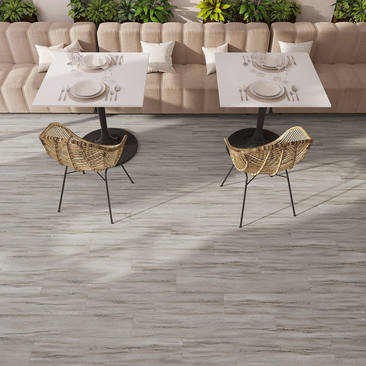 Lucida USA PresCore Blonde Brown 12-mil x 6-in W x 36-in L Waterproof Glue Down Luxury Vinyl Plank Flooring (54-sq ft/ Carton)