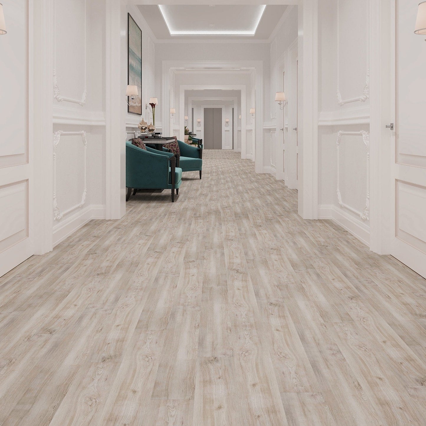 Lucida USA PresCore Weathered 6-in W x 36-in L x 2-mm Thick Waterproof Luxury Vinyl Plank Flooring, 12-mil Wear Layer (54-sq ft Carton)