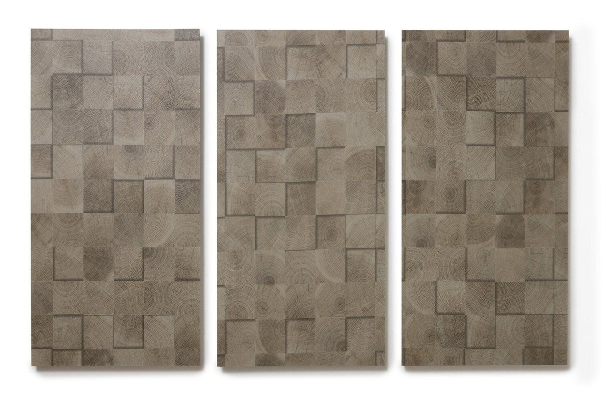 Lucida USA Oak Block Brown Patterned Look 28-mil x 12-in W x 24-in L Waterproof Glue Down Luxury Vinyl Tile Flooring (36-sq ft/ Carton)