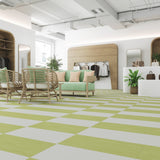 Lucida USA Lilypad Green Patterned Look 28-mil x 12-in W x 24-in L Waterproof Glue Down Luxury Vinyl Tile Flooring (36-sq ft/ Carton)