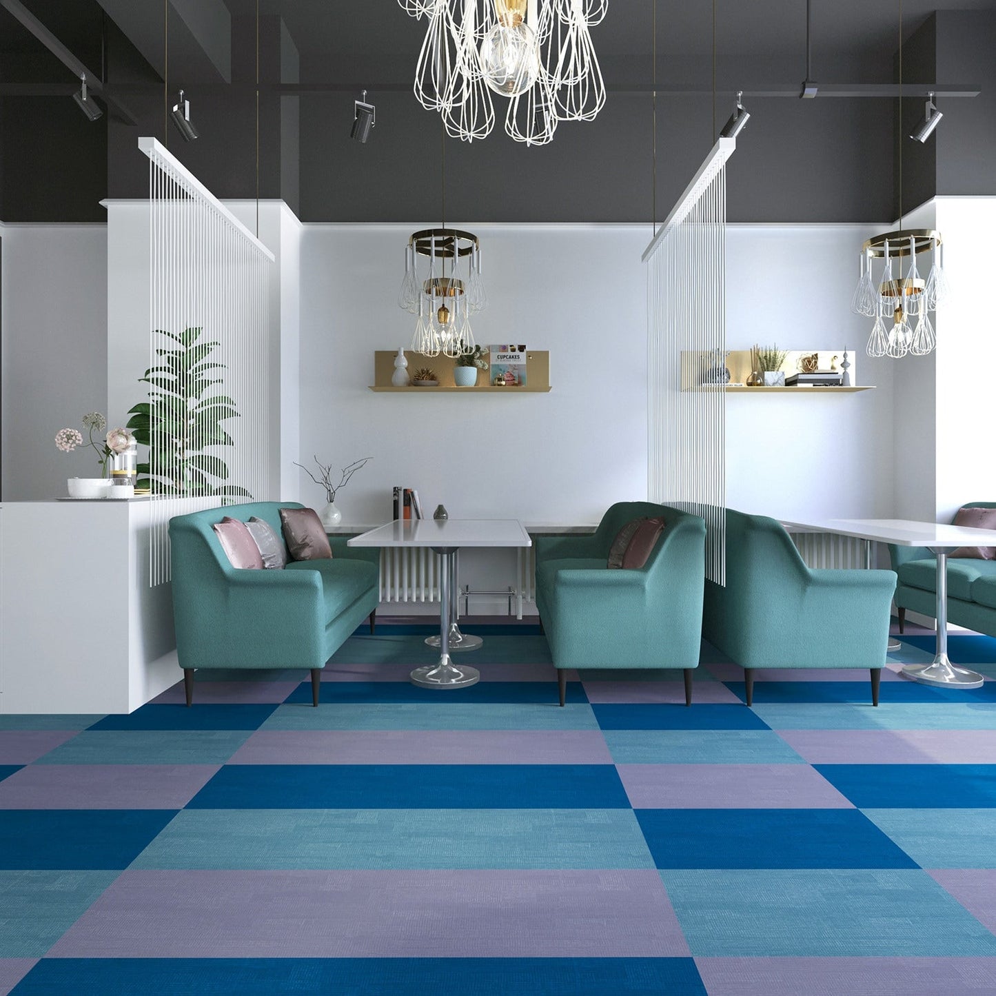 Lucida USA FabCore Forget-me-not 12-in x 24-in Waterproof Luxury Vinyl Tile Flooring, Glue-Down, 36-sq ft Carton