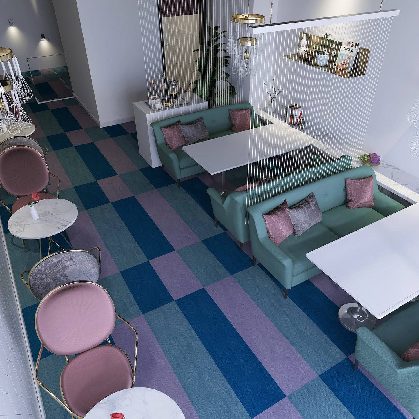 Lucida USA FabCore Forget-me-not 12-in x 24-in Waterproof Luxury Vinyl Tile Flooring, Glue-Down, 36-sq ft Carton