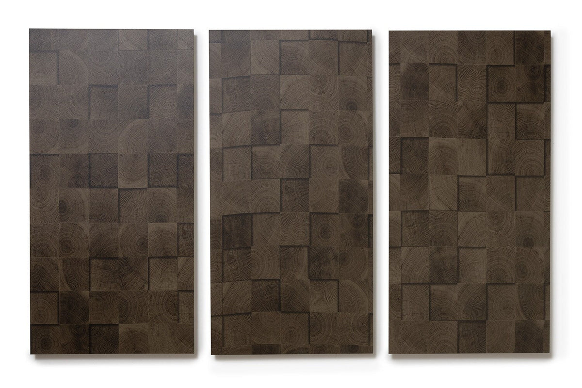 Lucida USA Burnt Block Brown Patterned Look 28-mil x 12-in W x 24-in L Waterproof Glue Down Luxury Vinyl Tile Flooring (36-sq ft/ Carton)