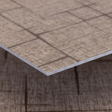 Lucida USA Rustic Deco Brown Patterned Look 28-mil x 12-in W x 24-in L Waterproof Glue Down Luxury Vinyl Tile Flooring (36-sq ft/ Carton)