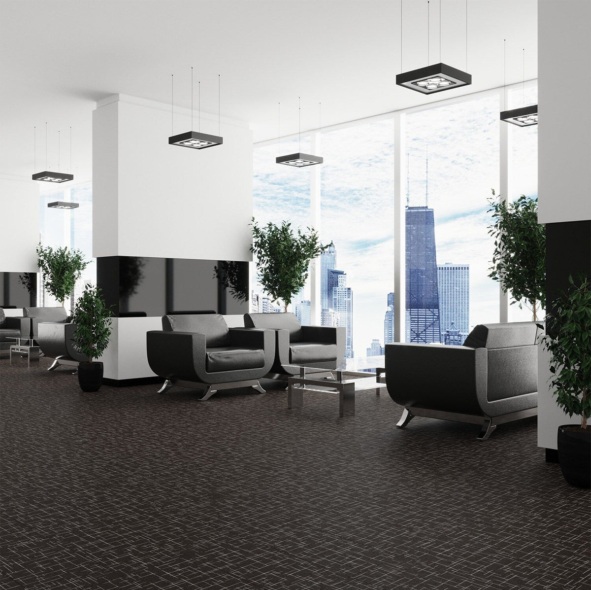 Lucida USA Bronze Deco Bronze Patterned Look 28-mil x 12-in W x 24-in L Waterproof Glue Down Luxury Vinyl Tile Flooring (36-sq ft/ Carton)
