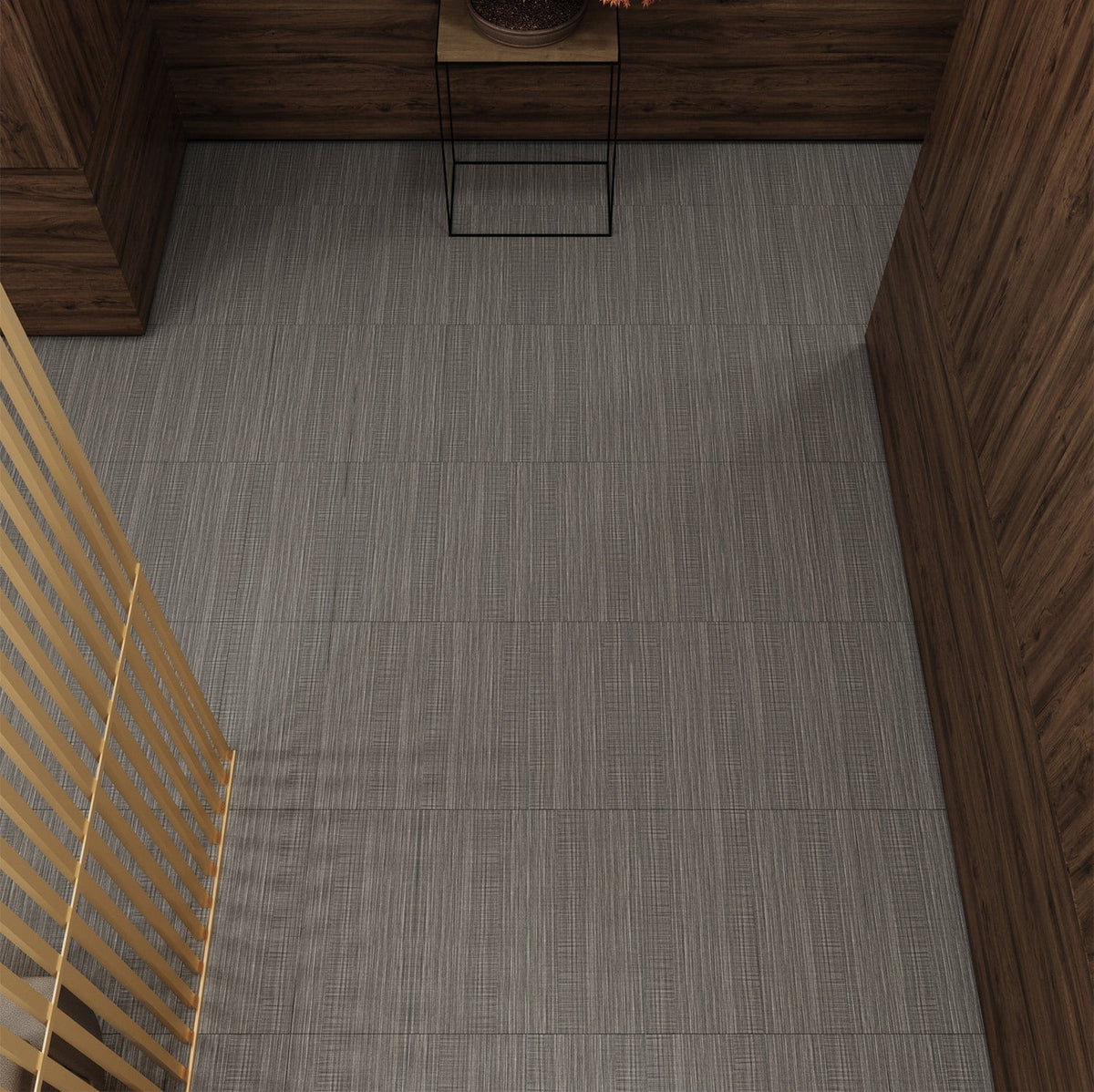Lucida USA Granite Weave Gray Patterned Look 28-mil x 12-in W x 24-in L Waterproof Glue Down Luxury Vinyl Tile Flooring (36-sq ft/ Carton)