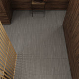 Lucida USA Granite Weave Gray Patterned Look 28-mil x 12-in W x 24-in L Waterproof Glue Down Luxury Vinyl Tile Flooring (36-sq ft/ Carton)