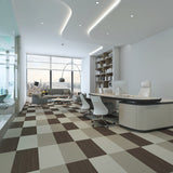 Lucida USA Appalachian Weave Bronze Patterned Look 28-mil x 12-in W x 24-in L Waterproof Glue Down Luxury Vinyl Tile Flooring (36-sq ft/ Carton)
